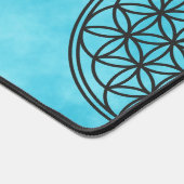 BLUME DES LEBENS - Kontur des Geometriezeichens "S Schreibtischunterlage (Ecke)