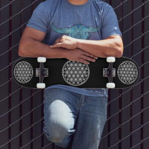 BLUME DES LEBENS - Kontur des Geometriezeichens "S Skateboard