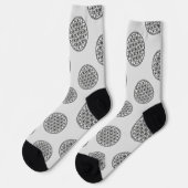 BLUME DES LEBENS - Kontur des Geometriezeichens "S Socken (Linkes Detail)