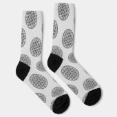 BLUME DES LEBENS - Kontur des Geometriezeichens "S Socken (Rechts)