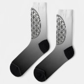 BLUME DES LEBENS - Kontur des Geometriezeichens "S Socken (Linkes Detail)