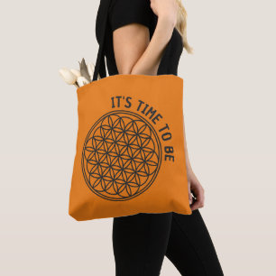 BLUME DES LEBENS - Kontur des Geometriezeichens "S Tasche