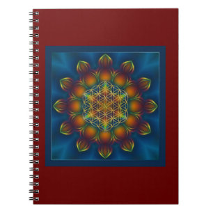 BLUME DES LEBENS/LEBENS DES Lebens Mandala III Pla Notizblock