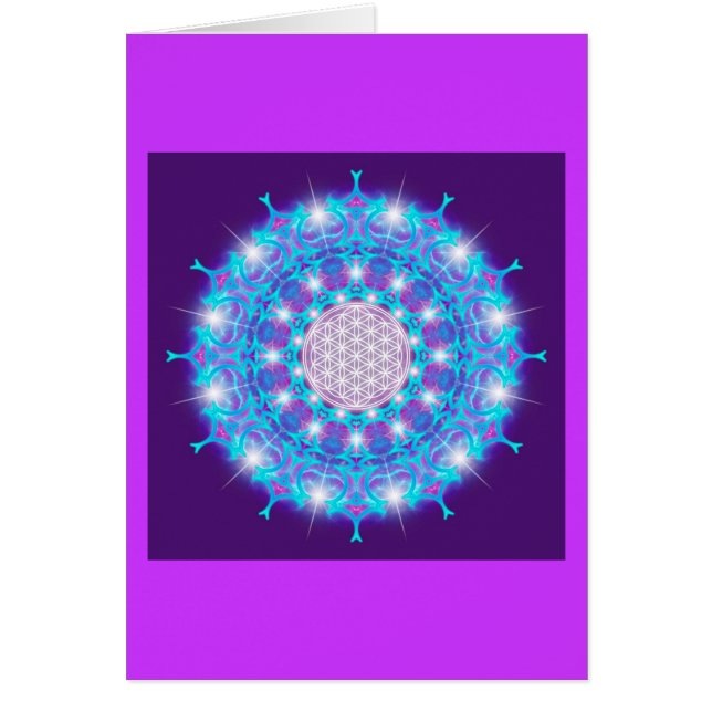 BLUME DES LEBENS/LEBENS DES Lebens "Stars Mandala" (Vorne)