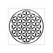 Blume des Lebens / Lebensgefühl - Briefmarke I Gummistempel (Prägung)