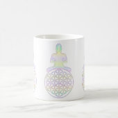 Blume des Lebens / Lebensgefühl - Buddha Kaffeetasse (Mittel)
