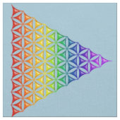 Blume des Lebens / Lebensgefühl der Lebens-Pyramid Stoff (Nahaufnahme)