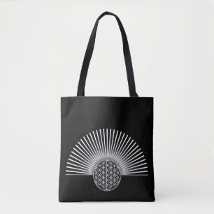 Blume des Lebens / Lebensgefühl des Lebens ganz we Tasche