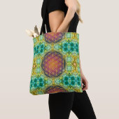 Blume des Lebens / Lebensgefühl - Fraktal 2 Tasche (Von Nahem)