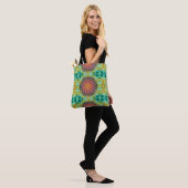 Blume des Lebens / Lebensgefühl - Fraktal 2 Tasche (Am Model)