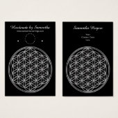 Blume des Lebens / Lebensgefühl - glänzender Krist (Vorne & Hinten)