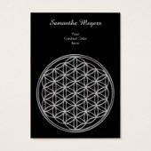 Blume des Lebens / Lebensgefühl - glänzender Krist (Rückseite)