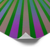 Blume des Lebens / Lebensgefühl - Gold Poster (Ecke)