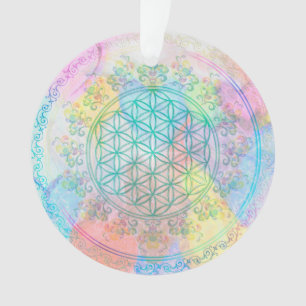 Blume des Lebens / Lebensgefühl - Liebe Herz Ornament
