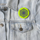 Blume des Lebens / Lebensgefühl - Lotus Contour Button (Beispiel)