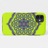 Blume des Lebens / Lebensgefühl - Lotus Contour Case-Mate iPhone Hülle (Rückseite (Horizontal))