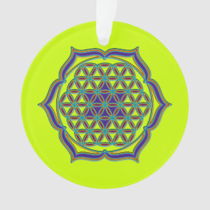 Blume des Lebens / Lebensgefühl - Lotus Contour Ornament