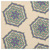 Blume des Lebens / Lebensgefühl - Lotus Contour Stoff (Muster)