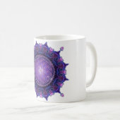 BLUME DES LEBENS / Lebensgefühl - Mandala I Kaffeetasse (VorderseiteRechts)