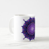 BLUME DES LEBENS / Lebensgefühl - Mandala I Kaffeetasse (Vorderseite Links)