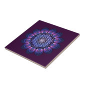 BLUME DES LEBENS / Lebensgefühl - Mandala II Fliese (Seite)