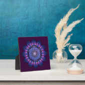 BLUME DES LEBENS / Lebensgefühl - Mandala II Fotoplatte (InSitu)