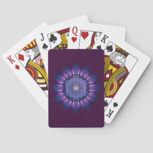 BLUME DES LEBENS / Lebensgefühl - Mandala II Spielkarten