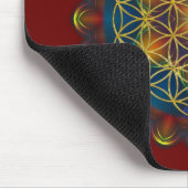 BLUME DES LEBENS / Lebensgefühl - Mandala III Mousepad (Ecke)