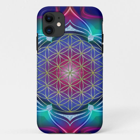 BLUME DES LEBENS / Lebensgefühl - Mandala IV Case-Mate iPhone Hülle (Rückseite)