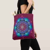 Blume des Lebens / Lebensgefühl - Mandala IV Tasche (Von Nahem)