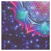 Blume des Lebens / Lebensgefühl - Mandala IVa Stoff (Nahaufnahme)