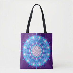 Blume des Lebens / Lebensgefühl - Mandala-Stars Tasche
