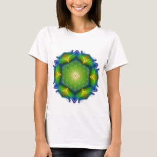 BLUME DES LEBENS / Lebensgefühl - Mandala V T-Shirt