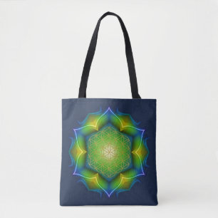 Blume des Lebens / Lebensgefühl - Mandala V Tasche