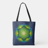Blume des Lebens / Lebensgefühl - Mandala V Tasche (Rückseite)