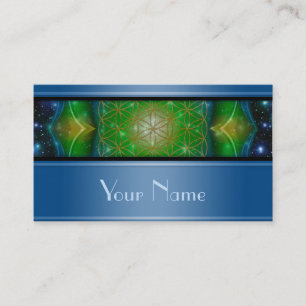 Blume des Lebens / Lebensgefühl - Mandala V Visitenkarte