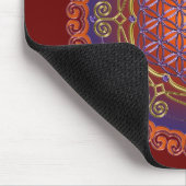 BLUME DES LEBENS / Lebensgefühl - Ornament I Mousepad (Ecke)