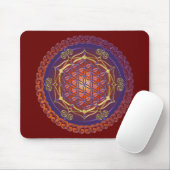 BLUME DES LEBENS / Lebensgefühl - Ornament I Mousepad (Mit Mouse)