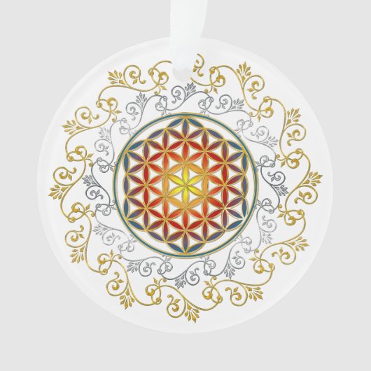 Blume des Lebens / Lebensgefühl - Ornament IV (Vorderseite)