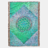 Blume des Lebens / Lebensgefühl - Ornament IV Decke (Vorderseite Vertikal)