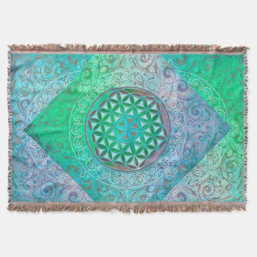 Blume des Lebens / Lebensgefühl - Ornament IV Decke (Vorderseite)