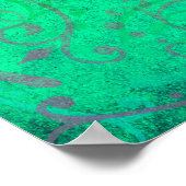 Blume des Lebens / Lebensgefühl - Ornament IV Poster (Ecke)