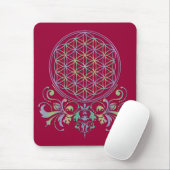 Blume des Lebens / Lebensgefühl - Ornamente II Mousepad (Mit Mouse)