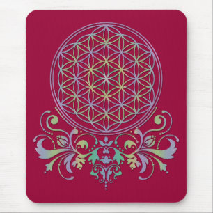 Blume des Lebens / Lebensgefühl - Ornamente II Mousepad