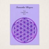 Blume des Lebens / Lebensgefühl - pinkblau (Rückseite)