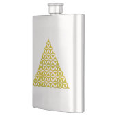 Blume des Lebens / Lebensgefühl - Pyramide Flachmann (Links)