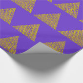 Blume des Lebens / Lebensgefühl - Pyramide Geschenkpapier (Ecke)