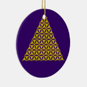 Blume des Lebens / Lebensgefühl - Pyramide Keramikornament (Rechts)