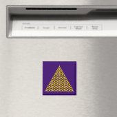 Blume des Lebens / Lebensgefühl - Pyramide Magnet (In Situ (Geschirrspüler))