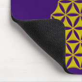 Blume des Lebens / Lebensgefühl - Pyramide Mousepad (Ecke)